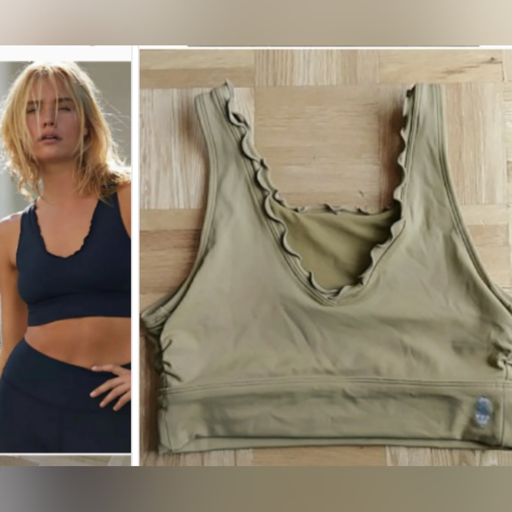 Free People Movement 24/7 Reversable crop sport bra